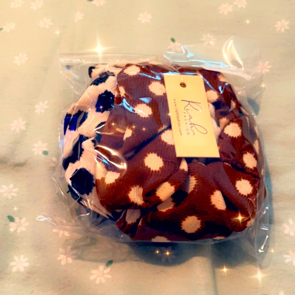 Brand New Leopard Print Scrunchy Hair Tie Assorted Set❤️Of Three - Picture 2 of 5